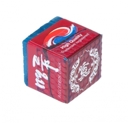 Мел Ball teck PRO II в серебристой металлической коробке (синий) 2 шт